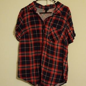 Torrid Plaid Button Down